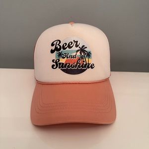 Beer and Sunshine trucker hat.